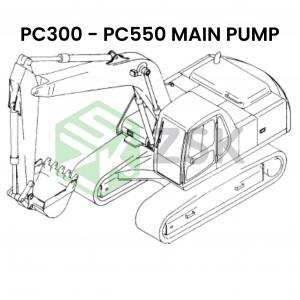 PC300 - PC550 MAIN PUMP