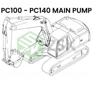 PC100 - PC140 MAIN PUMP
