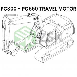 PC300 - PC550 TRAVEL MOTOR